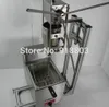 4 i 1 3L Manuell Churros Maker + Arbetsstativ + 6L LPG Gas Deep Fryer + 700ml Churros Filler Machine