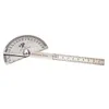 Professional Measuring Tool Stainless Steel Digital Protractor Round Head Rotary Goniometer Angle Ruler ferramentas manuais