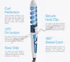 New Útil Hair Salon espiral Ceramic Curling Iron modelador de cabelo DIY Viagem US / EU / AU / UK plug DHL 10pcs / lot