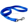 Partihandel-Nyon Puppy Pet Dog Walking Leash Lead Black Purple Blue Red För Små Medium Stora Hundar