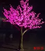 Lámpara de árbol de cerezo artificial 2m de alto 1536pcs LED simulación de jardín de casa luz de árbol decoración al aire libre lámpara de árbol decoración de boda de Navidad