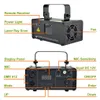 Mini Purple DMX 512 Remote Sound Projector Stage Equipment Light DJ KTV Show Holiday Laser Lighting DM-V150