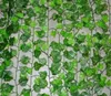 2.4 meter Artificial Ivy Leaf Garland Plants Vine Fake Foliage Flowers Home Decor PH1