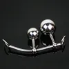 Stainless Steel Sex Toys Butt Plugs Anal Plug Devices Female Belt Vaginal&Anal Double Balls Anal Beads Strapon Slave BDSM7632604