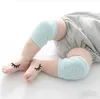 5 färger baby crawling knäskydd barn knäskakor tecknad säkerhet bomull baby knä kuddar skyddare barn korta knäbanan benvärmare