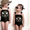 2018 summer new girls onepiece swimwear cartoon printed kids spring swimsuit cute bikini Condole belt children bathing suit 93302332