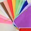 Wholesale-free shipping 50pcs/lot single color tissue paper 50X50CM gift wrapping paper flower packing paper with may design