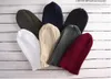 Gratis verzending Koreaanse wol caps winter mode hoeden gebreide caps voor mannen en vrouwen 100pcs / lot