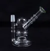 6 inches hookah mini bubbler glass bong dabber dab oil rig smoking water pipe male joint 14.5MM YTM-0015