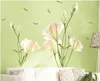 Lilienblumen Wandaufkleber an der Wand Vinyl Wandaufkleber Gome Dekor Schlafzimmer Hintergrund Wandtattoos1669580