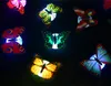 Kolorowy światłowodowy motyl Nightlight 1 W LED Butterfly na Wedding Room Night Light Party Dekoracji Wklej na Światłach NL009