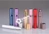 7 kleuren 8ml lege navulbare parfumfles, geurfles aluminium parfumflessen, aluminium spuiten verstuiver huisgeuren