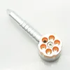 Latest Design six shooter pipe with the grinder smoking pipe tobacco pipe and herb grinder herbs grinder Retail4835325