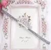 Diamond Crown Baby pannband Princess Spädbarn Crystal Diamond Pearl Tiara Crown Head Strap Elastic Hairband Children Smycken Accesso9254448