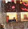 6M Breedte * 4m Drop Kerst Decoratie Bruiloft Levert Outdoor Tuin Decoratie LED Vakantie Lichten Serie