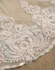 Classy Long Bridal Veils Cathedral Length Lace Applique 3M Wedding Veil Ivory Or White Veil With Comb258l