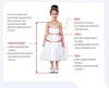 2019 Çocuklar Için Sevimli İlk Communion elbise İki Adet Backless Aplikler Ve Yay Ile Tutu Balo Pageant Düğün Konuk Çiçek Kız giymek