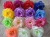8cm silke Konstgjorda blommor Peony Rose Flower Head Camellia Bröllop Jul Hem Decora Mix Color Order