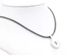 Wholesale 18mm Snap Jewelry PU Leather Rope with 18mm Button Chunky Snap Necklace