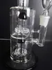 D: 6cm, H: 26cm Nya glasvattenrör rökning Bong Hot Sale Percolator Bong med glasarmträd