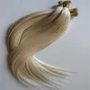 Elibess Brand100 Human Remy Hair Extensions Stick I 팁 머리 0 5G S100G 200strands 14 16 18 20 22 24 인치 스트레이트