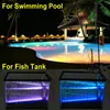 Bande LED RGB 5050, 5M, étanche IP68, 12V, 60LED M, utilisation sous-marine, pour piscine, aquarium, salle de bains, extérieur, avec télécommande 44 touches, C290o