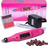 Elektrisk nagelborrmaskin Art Salon Manicure File Polish Tool + 6 Bits Pedicure 20000RPM (100V ~ 240V) DHL Gratis JJD1925