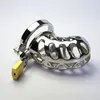 アナルプラグ、304ステンレススチール純粋なケージメンチンチシティベルトJJロックの異なるサイズのリングを持つ男性の貞操装置のコックケージ