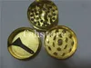 Più nuovo Gold grinder 3 parti 40mm / 50mm smerigliatrice cnc smerigliatrici erbe per le smerigliatrici erbe secche tabacco all'ingrosso