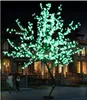Wasserdichte Landschaftsgarten-Pfirsichbaum-Lampensimulation im Freien 1,5 Meter 480 Lichter LED-Kirschblütenbaum beleuchtet Gartendekoration