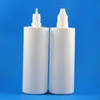 120 ML 100PCS/Lot Plastic Dropper Bottles Tamper Proof Thief Safe Caps Squeezable Juice bottles with fat nipples