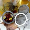 201 / 304 Tea Tools Strainer Filter Infuser Stainless Steel 4.5cm 5.5cm 7cm Mesh Spoon Locking Spice Ball slimming health Meshes Tea's Balls