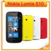 Orijinal Nokia Lumia 510 Cep Telefonu 4.0 "Ekran GPS Windows IŞLETIM SISTEMI 4 GB ROM 5MP Kamera cep telefonu Ücretsiz kargo