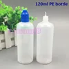 Garda de conta plástico reabastecido 120 ml para óleo essencial com tampa à prova de crianças