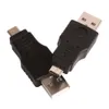 미니 블랙 마이크로 USB 마이크로 F ~ USB F 어댑터 커넥터 컨버터에 1/2 마이크로