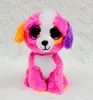 Ty Beanie Boos القطيفة ألعاب محشوة عيون كبيرة حيوانات محشوة ألعاب ملونة للأطفال الحيوانات الصغيرة دمى هدايا القطيفة