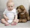 Baby Strampler Anzug Sommer Infant Dreieck Strampler Onesies 100% Baumwolle Kurzärmelige Babys Kleidung Jungen Mädchen Pure White Full Größen auf Lager