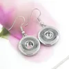 Wholesale DIY Jewelry Interchangeable Dangle Snaps Earrings 18mm Snap Button Earrings For Women