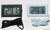 200pcs Digital LCD Screen Thermometer Refrigerator Fridge Freezer Aquarium FISH TANK Temperature -50~110C GT Black white Color