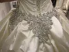 Vestido De Noiva Wedding Dresses Ball Gown Designer New Crystal Pearls Embroidery For Church Wedding bridal ball gown wedding new8757473