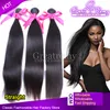 Virgin Weave Verkoop Braziliaanse Inslag Body Wave Silky Straight Indian Maleisische Peruaanse Extensions Mink Diep Krullend Remy Human Bundels Greatremy