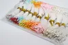 여러 가지 빛깔의 DIY 진주 꽃 Stamen Pistil 1mm Stamen Mix $ 3.99 / 900pcs 플로랄 스탬펜 (선택을위한 22 색)