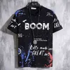 Men T-shirt Hip Hop Boom Printed Summer O-NECK Male Casual tshirt Oversize Rock Hip-Hop Style Plus Size 3XL 210716