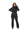 Designers Women sports tracksuits Clothes 2021 autumn and winter temperament commuter long sleeve solid color leisure suit