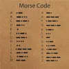 Link Cadeia Morse Code Series Abrir pulseiras de pulseiras