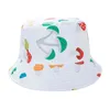 Chapeau de seau pour femmes de pêcheur imprimé champignon hommes chapeaux réversibles pour femmes casquette imprimée femme hip hop soleil chapeau de seau pour hommes chapeau G220311