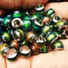 6MM 8MM DIY Stimmung Perle Edelstahl Farbe Ändern Lose Perlen Fit Ring Halskette 200 Teile/los