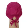 Foulard musulman en coton modal Hijabs Bonnets intérieurs Tie Back Élastique Couleur unie Bonnet Foulard