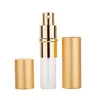 2022 NOUVEAU 5 ml Rechargeable Atomiseur Vaporisateur Bouteilles De Parfum Mini Portable Parfum Pompe Cas Cosmétiques Conteneur pour Voyage Sortant