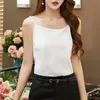 High Quality Plus Size Spaghetti Strap Top Women Sleeveless Solid Stretch Bottoming Shirt Summer Camisole Basic Tank Tops 210514